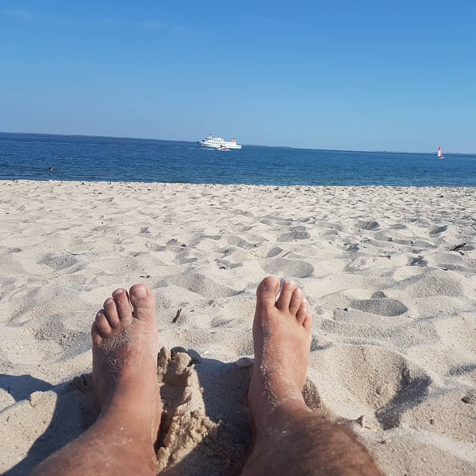 Urlaub 2019 Strand und Füße