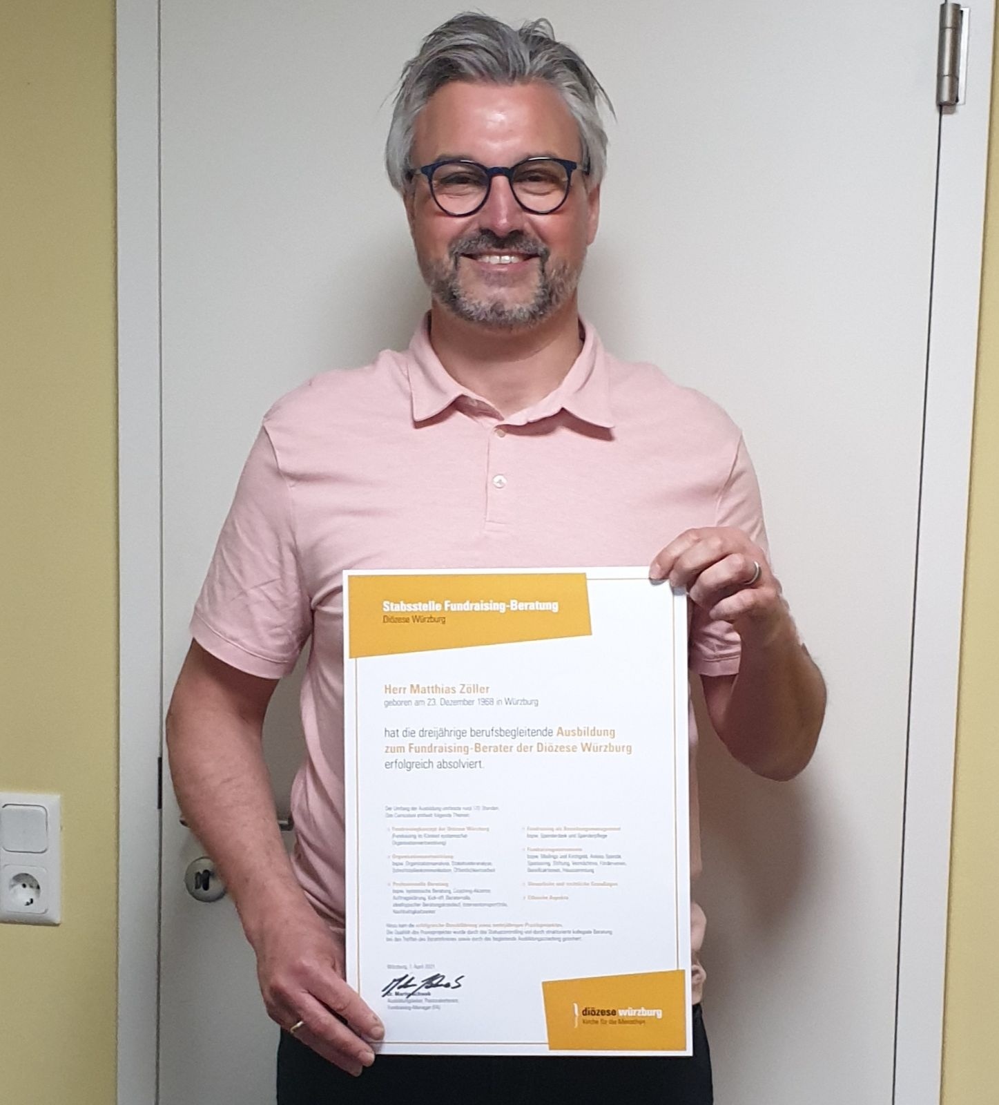 Zertifikat Matthias Zöller